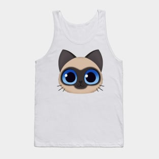 Cute Ragdoll Kitten Tank Top